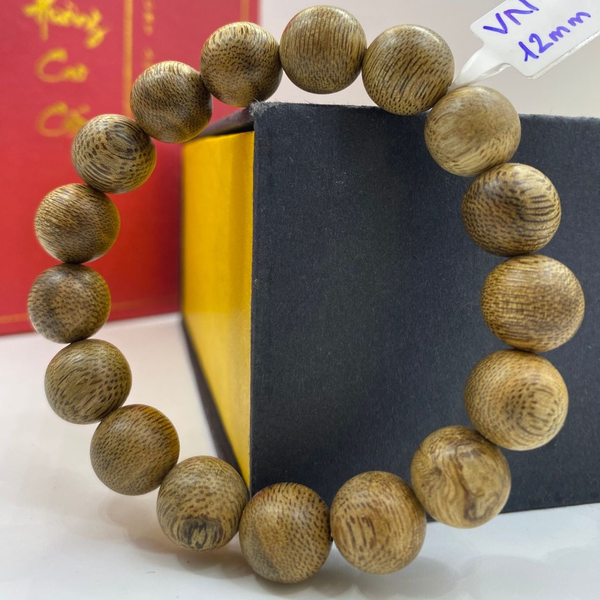 Vòng trầm hương tự nhiên Indo 12ly