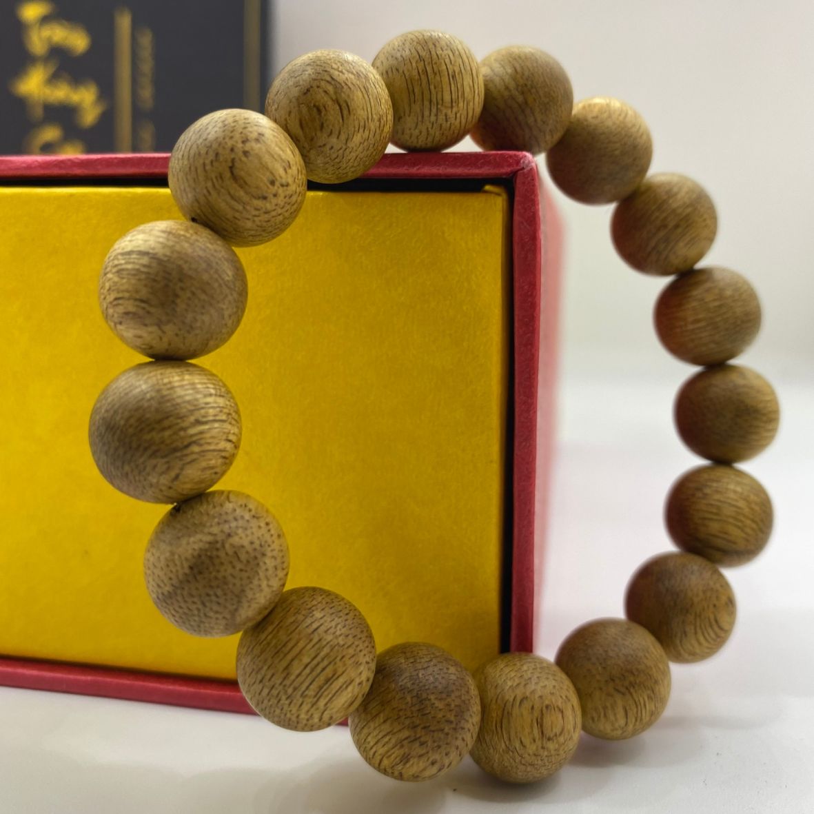 Vòng tay trầm hương tự nhiên Indo size lớn cho nam